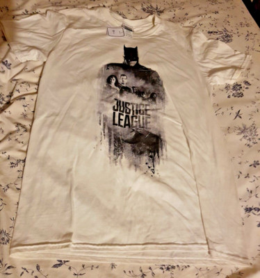 tolles neues T-Shirt mit Etikett Gr. M weiß Batman Justice League