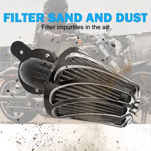 Air Cleaner Intake Filter Fit For Harley Touring Street Electra Road Glide King - Picture 6 of 14
