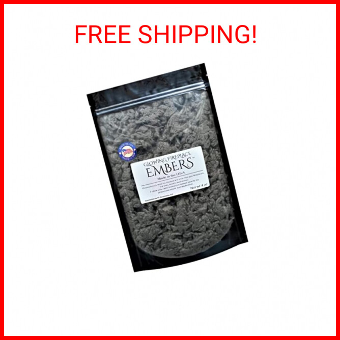 Gas Fireplace Glowing Embers, Rock Wool for Vent Free or Vented Gas Log