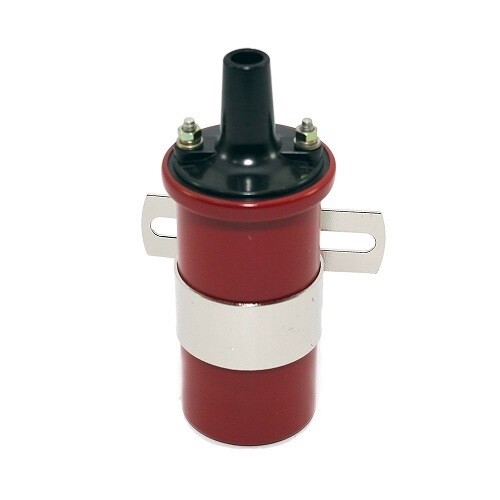 FORD FLATHEAD 239 255 V8 Small HEI Distributor RED + 45K Coil + USA Plug Wires - Bild 2 von 4