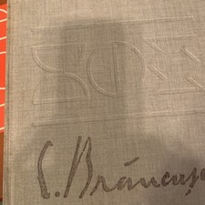 C Brancusi  art book Bucharest 1970