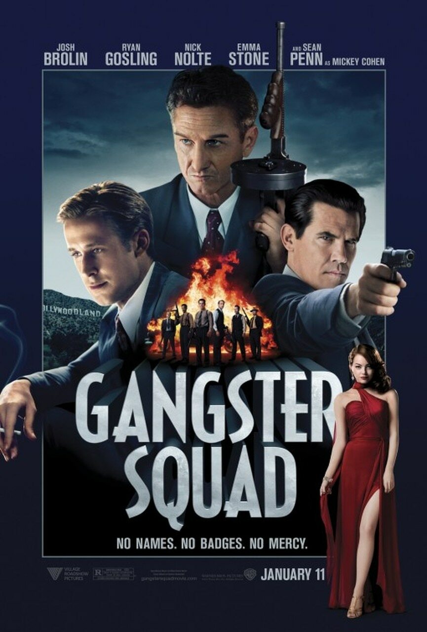 GANGSTER SQUAD DOUBLE SIDED Regular ORIGINAL MOVIE POSTER 69x102cm Ryan Gosling