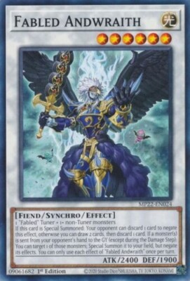 MP22-EN024 Fabled Andwraith 1 Edit. Tin of the Pharaoh s Gods