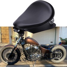 Per Honda Shadow VLX 600 VT600C Bobber 3" Sedile Moto Solo Sella a Molla Nero