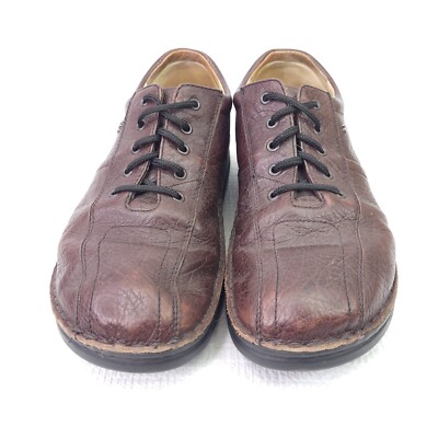 Finn Comfort Brown Leather Low Top Lace Up Oxford Dress Shoes Mens Size 10 Finn Comfort Brown Leather Low Top Lace Up Oxford Dress  main image 4