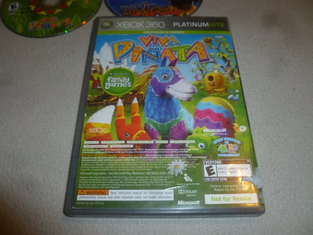 Banjo-Kazooie: Nuts & Bolts / Viva Pinata (Xbox 360) Complete w/ Manual CIB