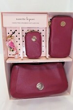 Nanette Lepore: Purse, Tech Case, Zip Pouch, 4 Pc Set. 3 Colors. Org$88 Now $70