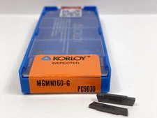 KORLOY MGMN150-G New Carbide Inserts U60R2W1 Grade PC9030 10pcs