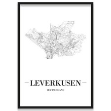 JUNIWORDS Stadtposter, Leverkusen, Weiß, Kun...