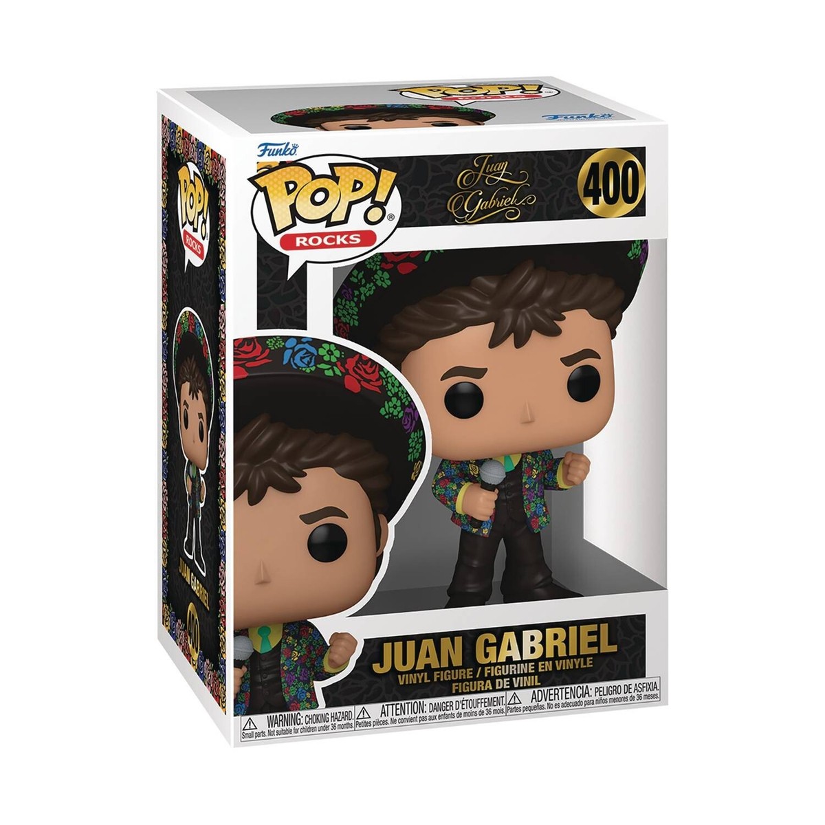 スングァン cdmx mexico pop up トレカ Pop! Rocks Juan Gabriel Floral Mariachi Outfit #400 Vinyl Figure