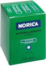 Norica ALCO-Albert 2210 - Briefklammern mit Kugelenden, verzinkt, 24 mm, 1000 
