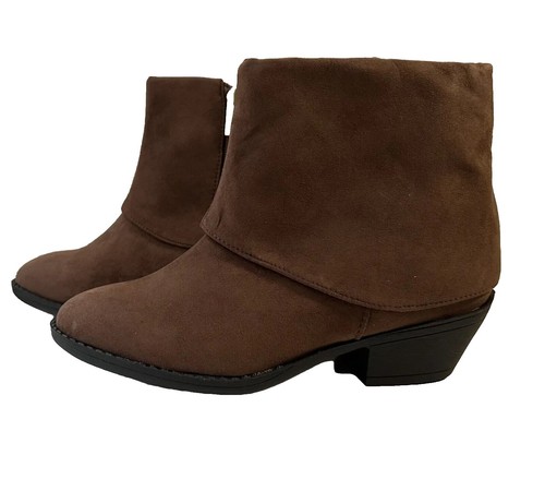 Boots Girls Brown Patent Leather Boots Kenneth Cole NEW  display picture 3