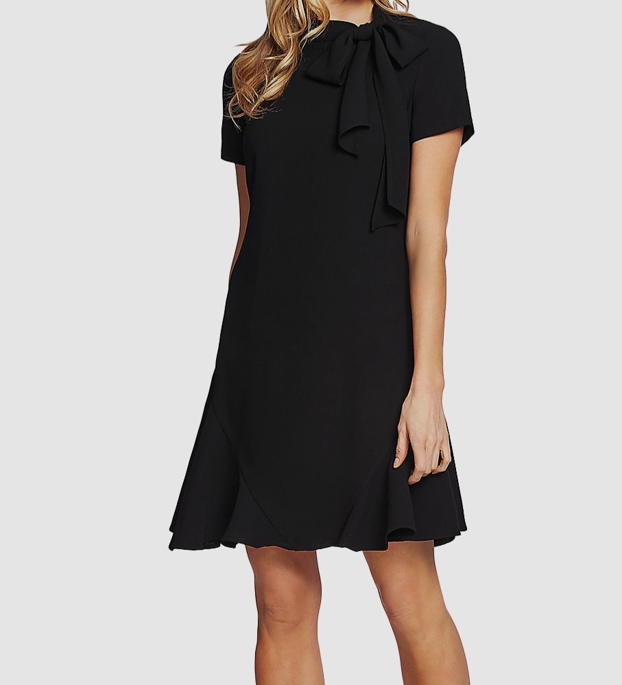Womens Dresses Cece Bow Tie Sleeve Shift Dress CeCe Women's Tweed