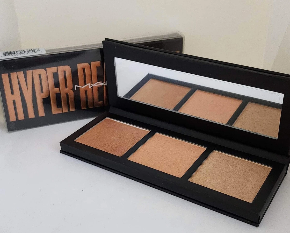 Begyndelsen elevation lommeregner MAC Cosmetics HYPER REAL GLOW Highlighter Palette SHIMMY PEACH | eBay