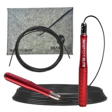 Skipping Rope, Steel Speed Fitness Jump Ropes, Lightweight and Red Elite