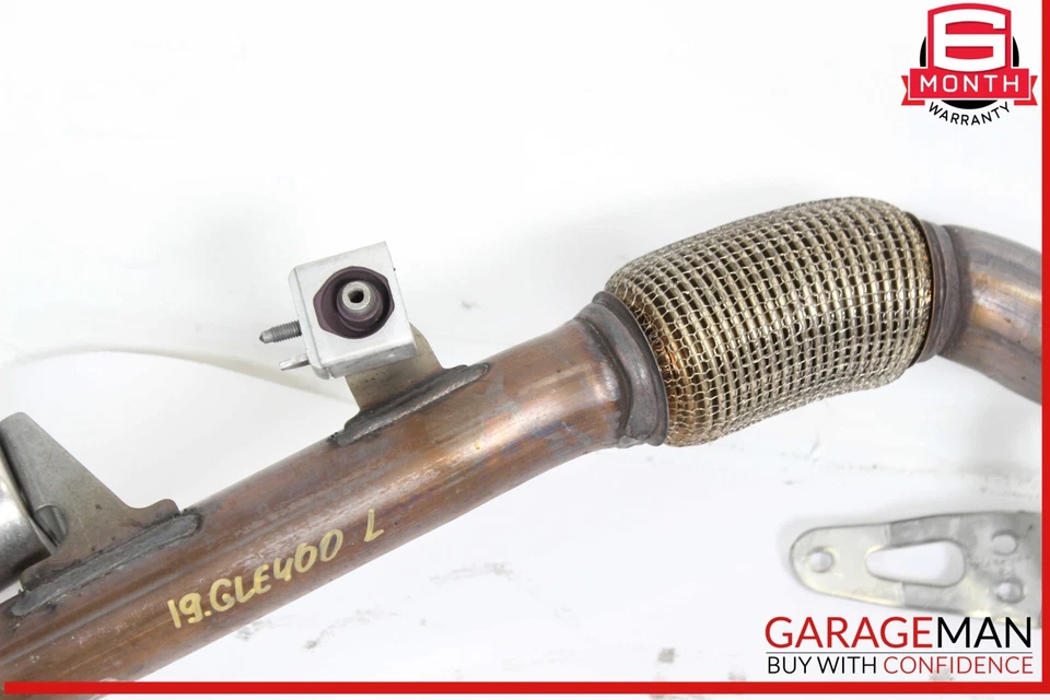 Tubo de tubo sistema de escape delantero izquierdo 15-20 mercedes w166 gle400 3,0 l fabricante de equipos originales Foto 3 de 4