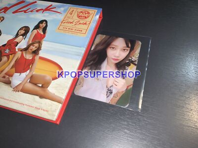 AOA Good Luckセット(CD.DVD&サイン&特典カード) AOA 4th Mini Album Good Luck Week Ver. CD Great Yuna Photocard