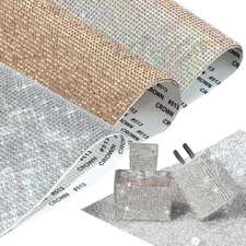 Self Adhesive Rhinestone Crystal Bling Stickers DIY Phone Car Art 10000X/Sheet