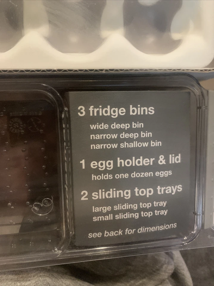 Conjunto de armazenamento de geladeira Made Mart 6 peças premium. Novo na caixa - Imagem 2 de 4