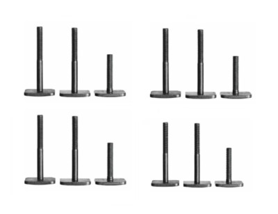 Thule T Track Bolts 591 Pro Ride Bike Carrier  Complete Kit for x 4 Cycle Rack