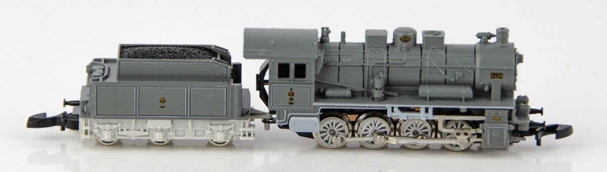 Vintage Marklin Mini-Club 88981 Z Scale Gray Steam