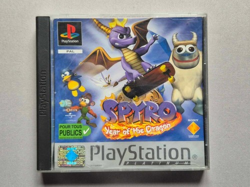 SPYRO: YEAR OF The Dragon - PS1 Sans Jaquette Avant VF PlayStation Sony EUR 24,95 - FR