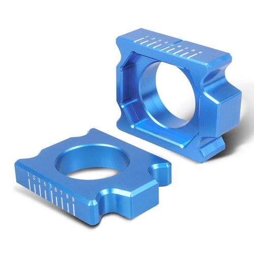 Rear Axle Blocks Chain Adjusters For Yamaha YZ 250F 450F YZ250F YZ450F 2012-2023 - Picture 8 of 8