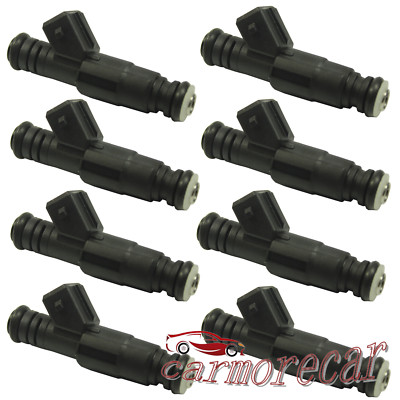 Set Of 8 High Impedance 80lb EV1 Fuel Injectors For GM Ford V8 LT1 LS6 LS1 835cc
