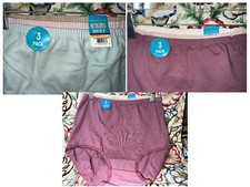 New Vanity Fair Cotton Brief Tailored Panty 3 Pack 15320 7/L or 9/2XL