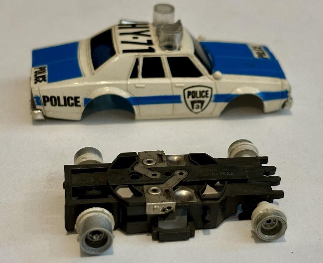 Vintage Aurora Smokey & AFX Express Slot Police Car / Truck Set +