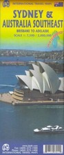 Map of Sydney & Australia Southeast, by ITMB, Printed on Waterproof Paper
