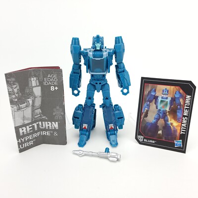 Transformers Blurr & Hyperfire Complete Titans Return Deluxe With Instructions