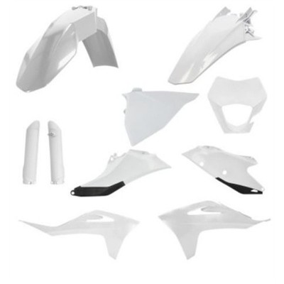 Acerbis Full Replacement Body Kit - White/Black - GasGas 2872811035