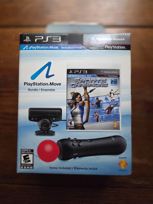 Sony PlayStation Move PS3 Bundle (Open Box) Controller, Camera, Sports Champions