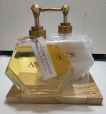 Asquith  Somerset Honey Hand Wash Glass Bottle 16.9 oz Set W/Lotion