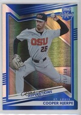 2022 Panini Elite Extra Edition Aspirations Blue 206/349 Cooper Hjerpe #22 0u66