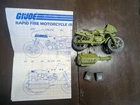 GI Joe RAM Cycle Action Figure Vehicle 1982 Hasbro COMPLETE Broken Kickstand