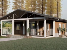 2-3 Bedroom prefab Flat Packed Houses Fast Assembly Expandable Container Live Ho