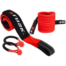 Tusk Utv Kinetic Recovery Kit With Nylon Tow Rope And Shackles Stage 2