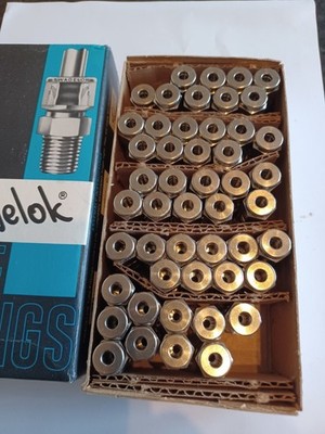 50 SWAGELOK SS-300-6 Edelstahl Swagelok Rohrverschraubung Union 3/16 Zoll 