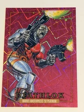 2024 Marvel Masterpieces 92 Deathlok Platinum Pink Lasers Variant /992