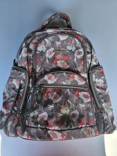 Banana Fish Studio Backpack Diaper Bag Gray Insulated Pockets Adjustable Straps