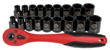 Performance Tool Dr. Black 3/8 Socket Set 19-...