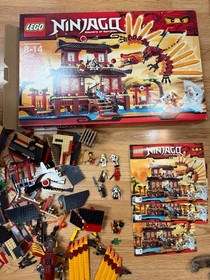 LEGO Ninjago: Fire Temple #2507 (2011)  Complete with box, manuals & mini figs