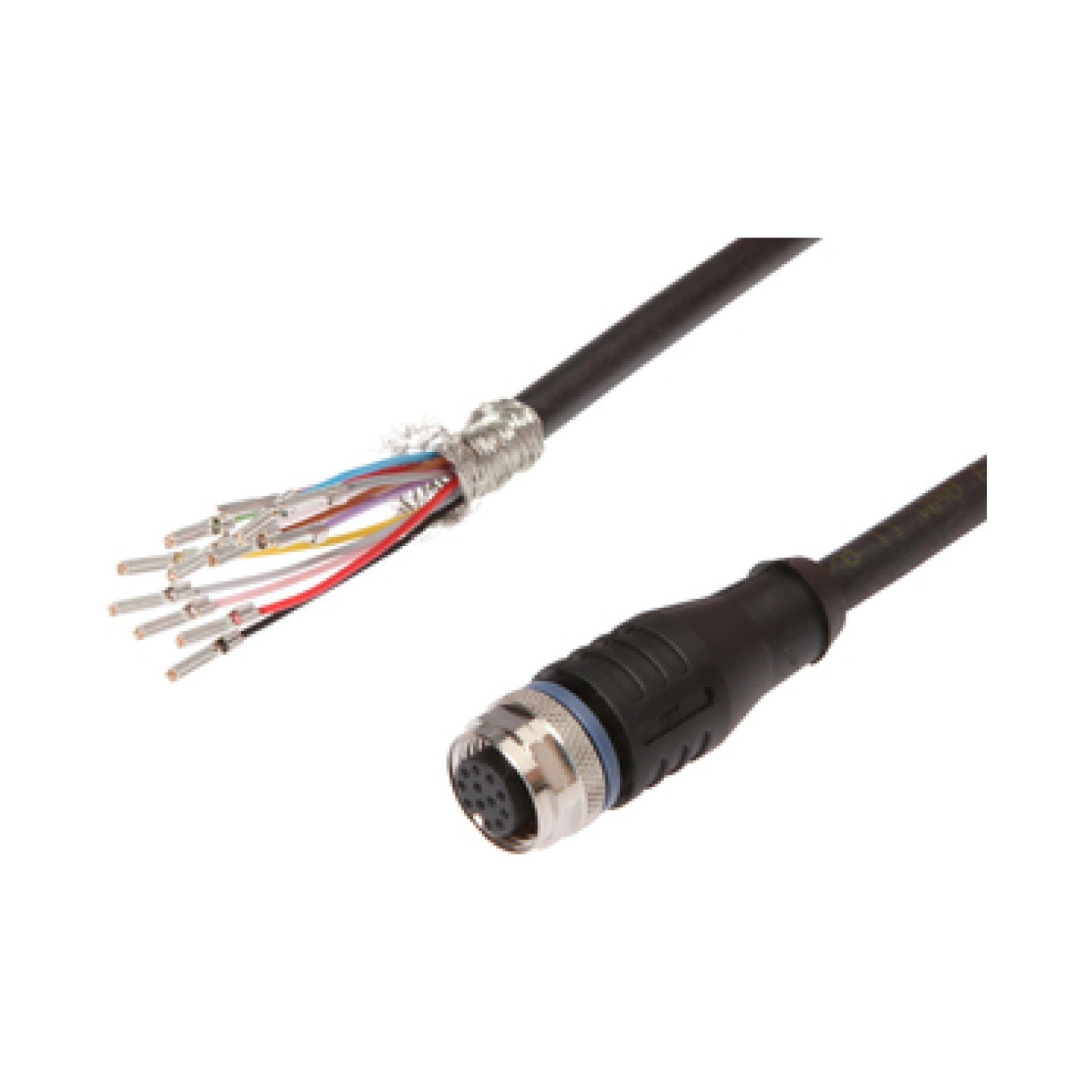 Cable Connector M12 Female Straight 12-PIN Second VK505C25