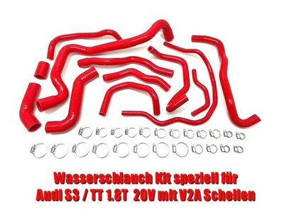 Audi 8N TT 1.8T Wasserschlauch KIT Kühlwasser Silikonschlauch BAM AMK APY 225PS