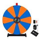 WinSpin 24" Tabletop Modular Prize Wheel w/ 12 PCS Backup Panels Blue Orange — photo 1
