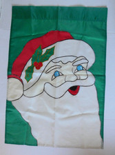 Santa Claus Christmas Garden Flag 27 X 39 Double Sided