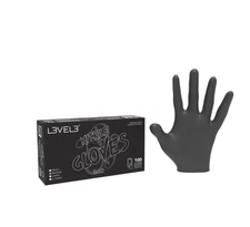 L3VEL3™ PROFESSIONAL NITRILE GLOVES 100ct – BLACK