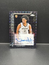 2025-26 Topps Chrome Dylan Harper - Black Geometric /10 (RC,AU)
